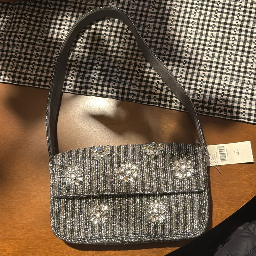 Anthropologie beaded bag NWT